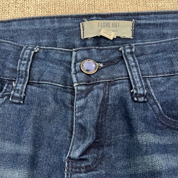 Women’s Blue Denim Skinny Jeans - Picture 3 of 5